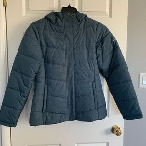 Columbia hooded puffer jacket